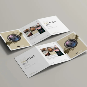 Custom CMYK Offset Tres Folleto de instrucciones plegables Folleto de papel de impresión Folleto plegable - Product Image 2