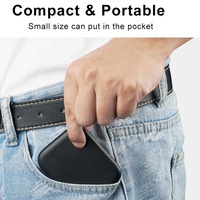 Boîte de câble de charge USB multifonction 4 en 1 portable avec miroir de maquillage, support de téléphone universel, stockage de données, kit de voyage