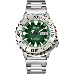 Montres automatiques mécaniques à remontage automatique pour hommes, en acier inoxydable de luxe, étanches et lumineuses, avec <span class=keywords><strong>calendrier</strong></span> - Product Image 1
