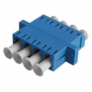 Coupleur à bride FTTH LC <span class=keywords><strong>Quad</strong></span> 4 LC, adaptateur fibre optique compatible IP, monomode/multimode, certifié ISO9001 - Product Image 3