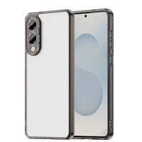 Housse de protection arrière transparente en cristal acrylique avec étui pour téléphones mobiles Samsung S25 Edge S24 Plus A36 A56