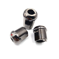 Pièces en acier inoxydable usinées CNC 5 axes haute résistance, écrou hexagonal personnalisé, zingué, gravure laser, pièces mécaniques de précision