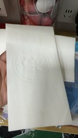 Serviettes en papier jetables écologiques personnalisées pour mariage, avec logo imprimé, aspect lin, vente en gros