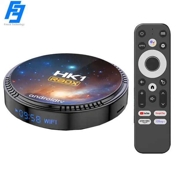HK1 RBOX W2T 4K ATV Box Android 11.0 Amlogic S905W2 Quad Core 2.4G/5G Dual WiFi BT with Voice Remote Control
