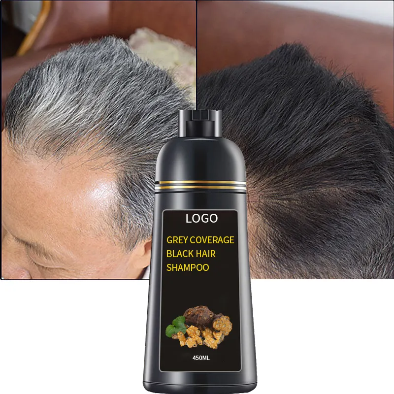 Wholesale Extract Argan Oil Long Lasting Hair Dye Shampoo Color Natural Brown Hair Color Shampoo Professional Permanent Hair Dye