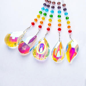 Honra do Cristal Sun Catcher Cristal Pendurado Ornamentos De Vidro Gotas Prismas Pingentes Decoração Crystal Garden Wind Chimes - Product Image 4