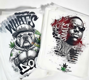 Transferencias DTF de la serie Street, lavables, de alta elasticidad, para camisetas, abrigos, gorras, correas de tela, pegatinas DTF. - Product Image 1