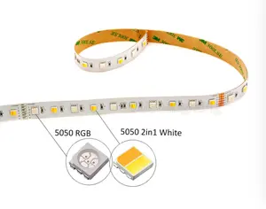 Wifi Control Smart 24V 5050 RGBCCT LED Light Strips Music Sync Smart Led Strip For Theme Park