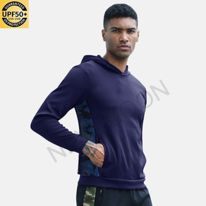 Customized Men's Sports Camouflage Top <b>Zipper</b> Hoodie Quick Dry Running Fitness Sports <b>Jacket</b> - Product Image 1
