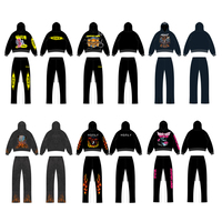 Ensembles de Survêtements Homme Personnalisés de Luxe avec Sweat à Capuche, Épais et de Haute Qualité, Tenue de Sport Unisexe