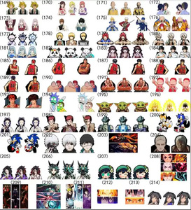 Cổ Lớn 3D Dạng Thấu Kính Chuyển Động Dán Không Thấm Nước Anime Sticker 3D Anime Chuyển Động Xe Dán - Product Image 6
