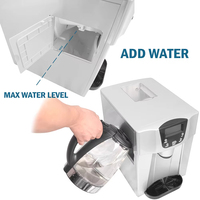 Distributeur d'eau 2 en 1 20kg Bullet Ice Block Making Small Home Commercial Ice Maker Machine for Business Price Automatic