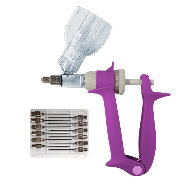 Livestock Roux Revolver Syringe Automatic Veterinary Syringe Vaccine Injection Syringe Veterinary Instruments For Pakistan