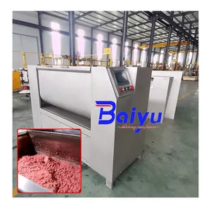 Baiyu Commercial Electric Meat Mixing Machine Stainless Steel Hamburger Patty Industrial Minced Meat Mixer for Sausages