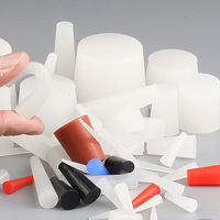 Bouchons en caoutchouc de silicone personnalisés en gros pour usine, bouchons coniques pour trous, pour l'étanchéité, non toxiques, en caoutchouc massif