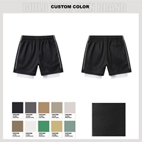 Shorts de basketball respirants en maille de haute qualité avec logo personnalisé pour hommes, imprimés, athlétiques, à séchage rapide, avec doublure de compression