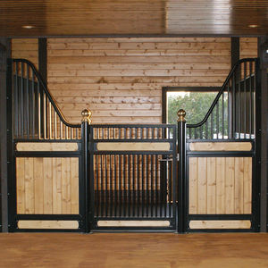 Panneaux d'écurie pour chevaux <span class=keywords><strong>de</strong></span> qualité supérieure, design bas, stalles modulaires préfabriqués en acier, longue durée <span class=keywords><strong>de</strong></span> vie, faible entretien, solution d'écurie - Product Image 2