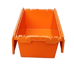 Boîtes de rangement en plastique robustes, caisses d'expédition en plastique PP, conteneurs de stockage avec couvercle intégré - Product Image 4