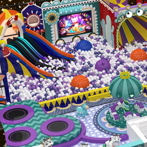 Équipement de terrain de jeux intérieur pour enfants, aire de jeux intérieure pour enfants avec trampoline, parc d'attractions commercial - Product Image 3