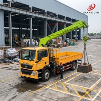 Camion-grue diesel d'occasion ISUZU, 5, 8, 10, 12 tonnes, grue mobile hydraulique à flèche télescopique à vendre