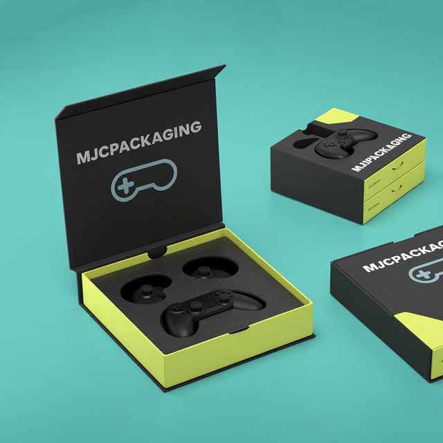 Custom Magnetic Packaging Gift Hard Boxes Recyclable Magnet Rigid Cardboard Paper Remote Controller Box With Logo