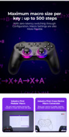 Manette de jeu mobile Leadjoy avec vibration, Bluetooth et contrôleur de jeu sans fil 2,4 G pour Nintendo Switch / PS4 / PC / iOS