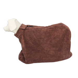 Sac absorbant en microfibre vert foncé pour le bain et le séchage des animaux après la pluie - Product Image 2