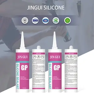 JINGUI Mildew Proof Bathroom Sealing GP Acid Silicone Sealant For Solar Panel Glass