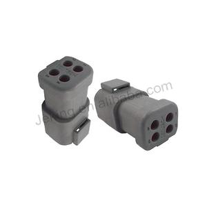 Conectores Automotrices Originales y Nuevos de Jeking, 4 Vías, Grises, con Tapa, DTP04-4P-E003 - Product Image 4