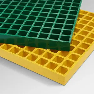 Carbon Fiber reinforced fibergrate molded grating fiberglass plastic grating 4x8 for Walkway platform trench