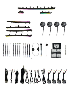 Luce d'Atmosfera per Auto, Luce Sinfonica a LED Interna per Auto 25 Luci Adatta per <span class=keywords><strong>Audi</strong></span> <span class=keywords><strong>A3</strong></span> 2019 <span class=keywords><strong>2013</strong></span>-2020 con Bocchette dell'Aria - Product Image 1