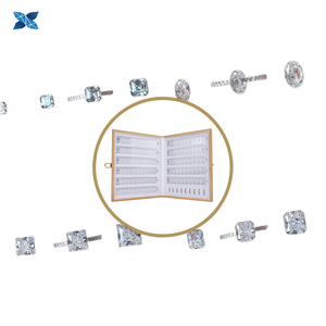 Zhanhao Ice Cut CZ Diamond Selector 10 formas 90PCs 0.3ct a 5ct Herramientas para joyería Ajuste <span class=keywords><strong>de</strong></span> joyería - Product Image 1