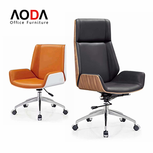 Sillón Ejecutivo de Lujo de Cuero Reclinable Ergonómico para <span class=keywords><strong>Oficina</strong></span>, Reclinación de 135° - Product Image 1