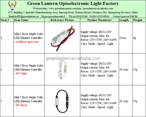 3 أزرار ليد مرنة متعددة الألوان أحادية اللون DC باللون الأحمر والأسود لأضواء LED ملونة - Product Image 6