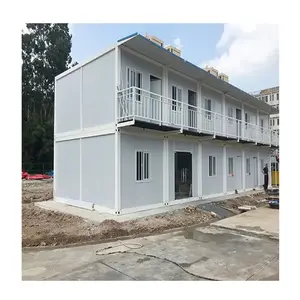Top Quality Sandwich Panel Container Homes House Luxury 4 Beds Room Multipurpose Container House For The Dormitory