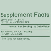 Capsules de Palmier Nain de Fabrique : Soutien à la Santé Capillaire, Bien-être Urinaire, Santé de la Prostate Masculine – Complément Herbal de Palmier Nain