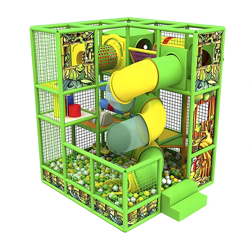 portable playground with cage