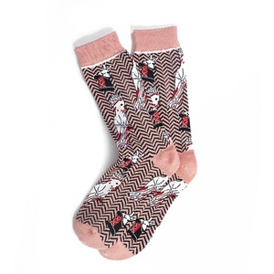 European American Custom Personalized Jacquard Mid <b>Long</b> <b>Socks</b> Retro Style Breathable <b>Long</b> Cotton Trendy <b>Socks</b> - Product Image 1