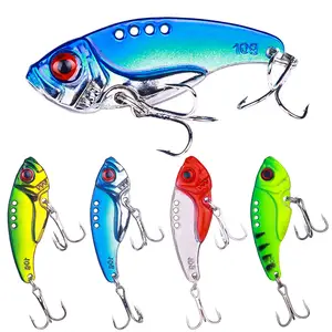 Toptan 10g titreşimli yem iplik Metal Vib Blade balıkçılık Lures alabalık bas