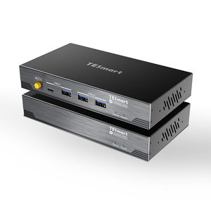 Tesmart 100m DisplayLink <span class=keywords><strong>HDMI</strong></span> KVM Extender hỗ trợ USB 3.0 4K 60Hz 1000M Ethernet tích hợp tai nghe máy phát và máy thu - Product Image 1