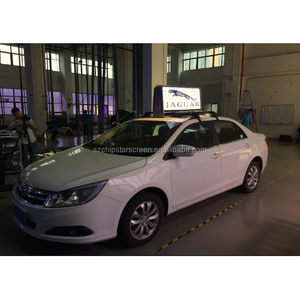 Mới Nhất Ngoài Trời Taxi Roof Video <span class=keywords><strong>LED</strong></span> Hiển Thị/Đầy Đủ Màu Xe Top Đăng/3 Gam WIFI Taxi Quảng Cáo Hộp Đèn - Product Image 5