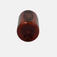 Bouteille PET liquide orale 120ML pour sirop contre la toux avec ligne à quatre échelles Bouteille en plastique de haute qualité Couleur et logo personnalisés