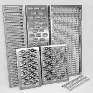 אלומיניום מחורר חוט מתכת מחורר אלומיניום עם חוט פלדה רשת אנטי החלקה רמפה חתוך מרותך - Product Image 6