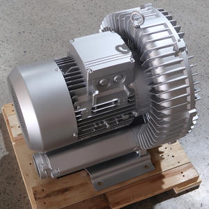 เครื่องเป่าลมร้อนแบบใหม่7.5hp เป่าลมร้อนแบบมีช่องด้านข้างแรงดันสูง5.5KW 380V สำหรับการทำแห้งแบบสุญญากาศ - Product Image 1