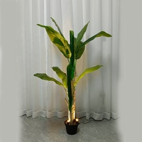 Oh Arts Lichterketten für Bäume, Außenstrahler für Innen-Weihnachtsbäume, Künstlicher Ficus-Baum mit Beleuchtung