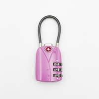 SKY GOOD TSA554 Cadenas à combinaison à 3 chiffres en fil d'acier pour la sécurité des bagages de voyage, des sacs à dos et des valises de dortoir étudiant