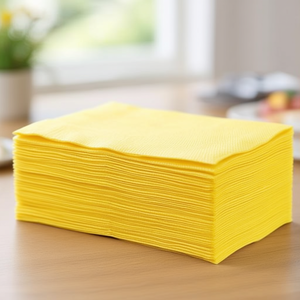 Lot de serviettes de table jetables 2 Veli 50 pièces (33x33cm) Jaune 700700GI - Product Image 3