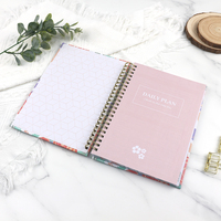 Organizador de Libros de Tapa Dura con Impresión Personalizada, Agenda Espiral, Planificador Diario, Diario, Cuaderno, Impresión Offset de Papel Grueso A5
