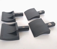 Grand et petit C garde-corps en Nylon couvercle d'extrémité tête de guidage accessoires de chaîne de Transmission anti-rayures couvercle de tête de Transition noir