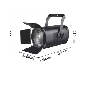 Hot bán 15-60 ° Auto Zoom spotlight 300W <span class=keywords><strong>LED</strong></span> Fresnel đèn cho tv-show DMX Theater Studio buổi hòa nhạc ánh sáng sân khấu - Product Image 3